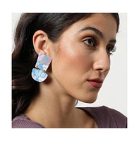 Sohi Women's Trendy Designer Drop Earrings