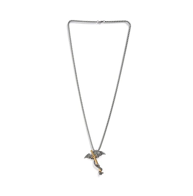 Sohi Women's Winged Pendant Necklace