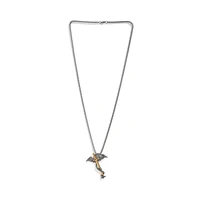 Sohi Women's Winged Pendant Necklace
