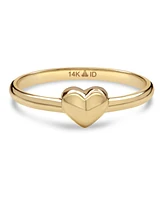 Devata Sweet Heart Ring in 14K Gold, Size 7