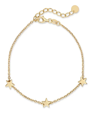 Devata Star Chain Bracelet in 14K Gold, 6.5 in adj to 7.5 in, approx. 3.0 grams.