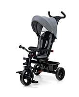 Costway Toddler 4-in-1 Tricycle Trike w/ Convertible Seat