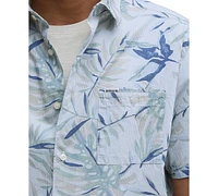 Barbour Men's Valleyfield Leaf-Print Shirt