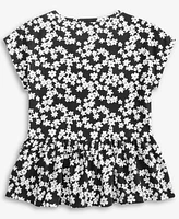 Epic Threads Little & Big Girls Susie Floral Peplum Top, Exclusively at Macy's