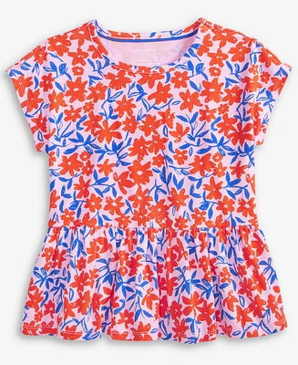 Epic Threads Little & Big Girls Floral Peplum Top, Exclusively at Macy's