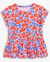 Epic Threads Little & Big Girls Floral Peplum Top, Exclusively at Macy's