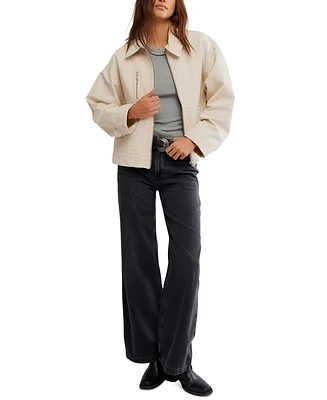 Free People Women's Sally Cotton Canvas Jacket