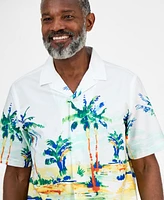 Club Room Men's Tropical Painted Shirt, Exclusively at Macy's