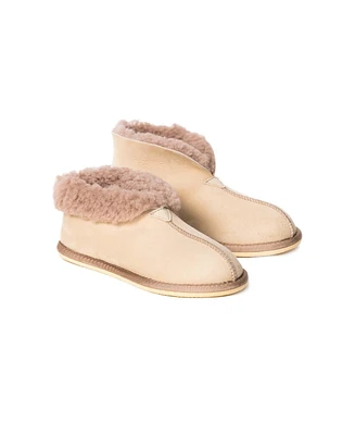 Sheepskin Shearling Bootee Slippers