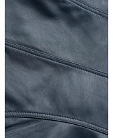 Celtic & Co. Women's Stand Collar Biker Jacket