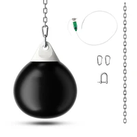 110 Pound Heavy Punching Water Aqua Bag with Adjustable Metal Chain