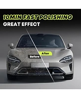 Silvel Buffer Polisher, 1600W 7 Inch/6 Inch Polisher for Car Detailing, Wax Machine, Variable Speed, with 6 Foam Pads, 3 Wool Packaging Bag, f