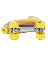 C7skates Forget Me Not Quad Roller Skates (Lemonpop, Women's 5 / Youth 4)