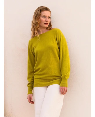 Celtic & Co. Women's Geelong Slash Neck Sweater