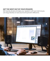 Kanto SE2 Elevated Desktop Speaker Stands for Small Speakers - Pair
