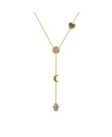 Patient Mind Multi Symbol Mother of Pearl Necklace