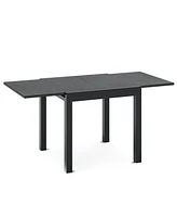 Adjustable Patio Expandable Dining Table for 4-6 Person