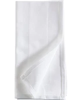 Saro Lifestyle Satin Trimmed Damask Cotton Napkins, 20" x 20"