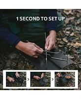Naturehike Ultralight Folding Camping Table, Aluminum Beach Compact Backpacking Table with Carry Bag for Backpacking Camping Hiking Beach Picnic