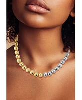 Rachel Zoe Two Tone Ball Chain Necklace