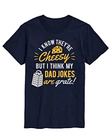 Airwaves Men's Cheesy Dad Jokes Short Sleeve T-Shirt