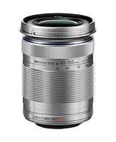 Om System M.Zuiko Digital Ed 40-150mm f/4-5.6 R Lens for Micro Four Thirds, Silver