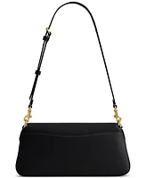 Coach Small Jet Leather Shoulder Bag