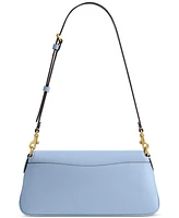 Coach Small Jet Leather Shoulder Bag