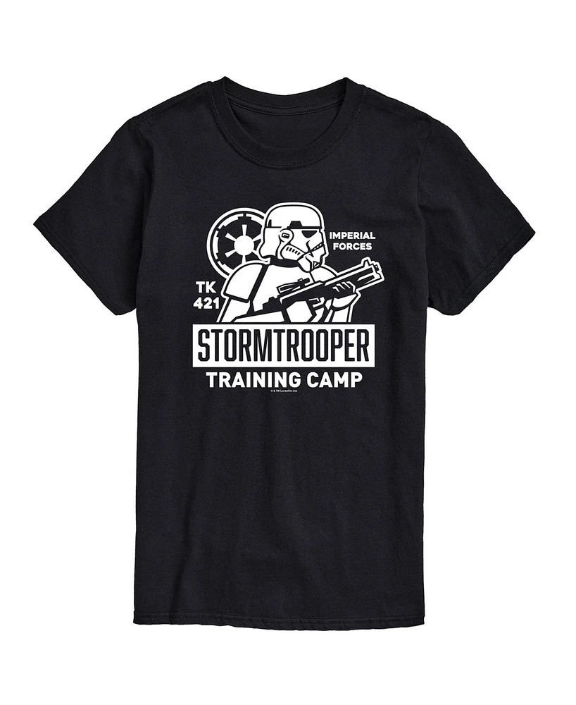 Airwaves Men's Star Wars Storm Trooper Training Camp Short Sleeve T-Shirt