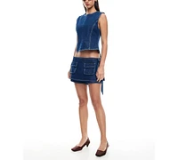 Lioness Women's Countryside Denim Crop Top