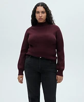 Mango Women's New Mom Comfort High-Rise Jeans