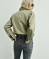 Mango Women's Claudia Slim-Fit Cropped Jeans