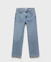 Mango Women's Matilda Medium-Rise Straight-Fit Jeans