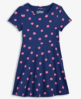 Epic Threads Little & Big Girls Dot-Print Cotton Skater Dress, Exclusively at Macy's