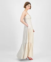 Taylor Women's Sweetheart-Neck Fit & Flare Maxi Dress