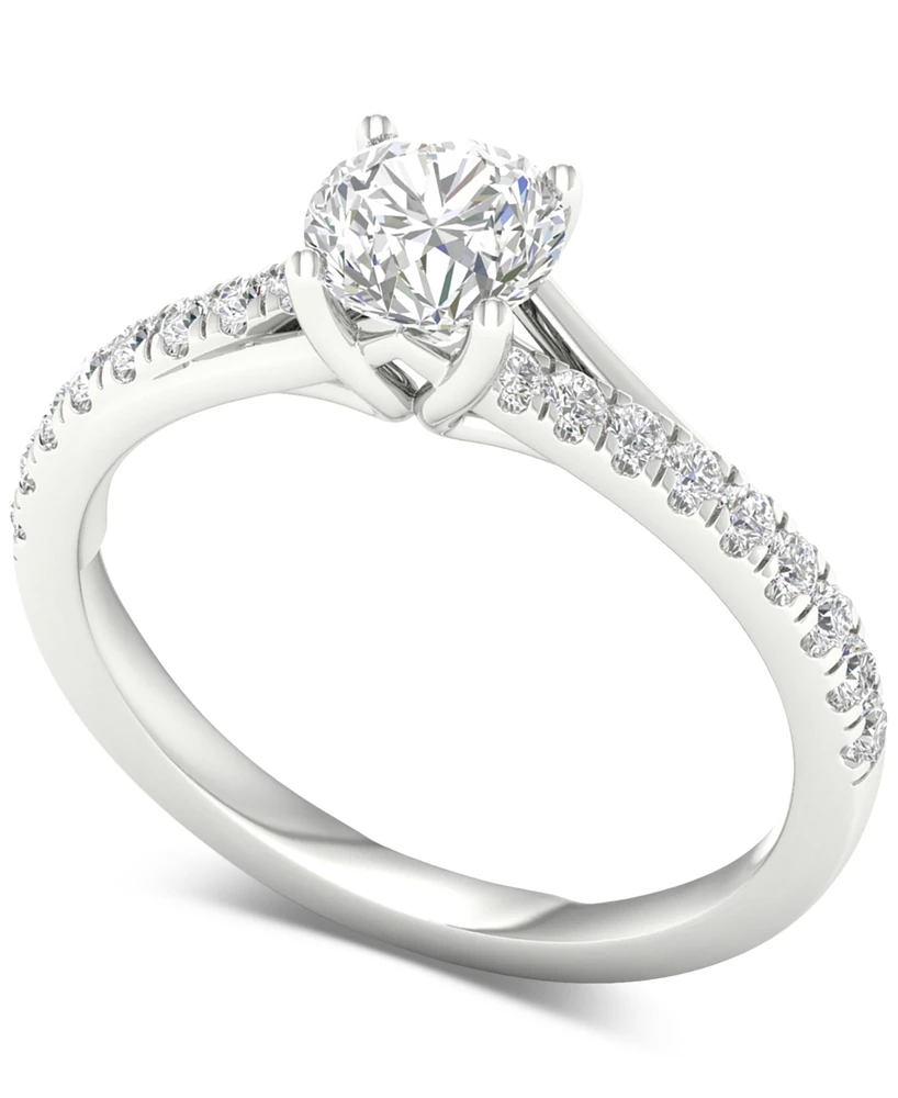 Diamond Engagement Ring (1 ct. t.w.) in 14k White Gold
