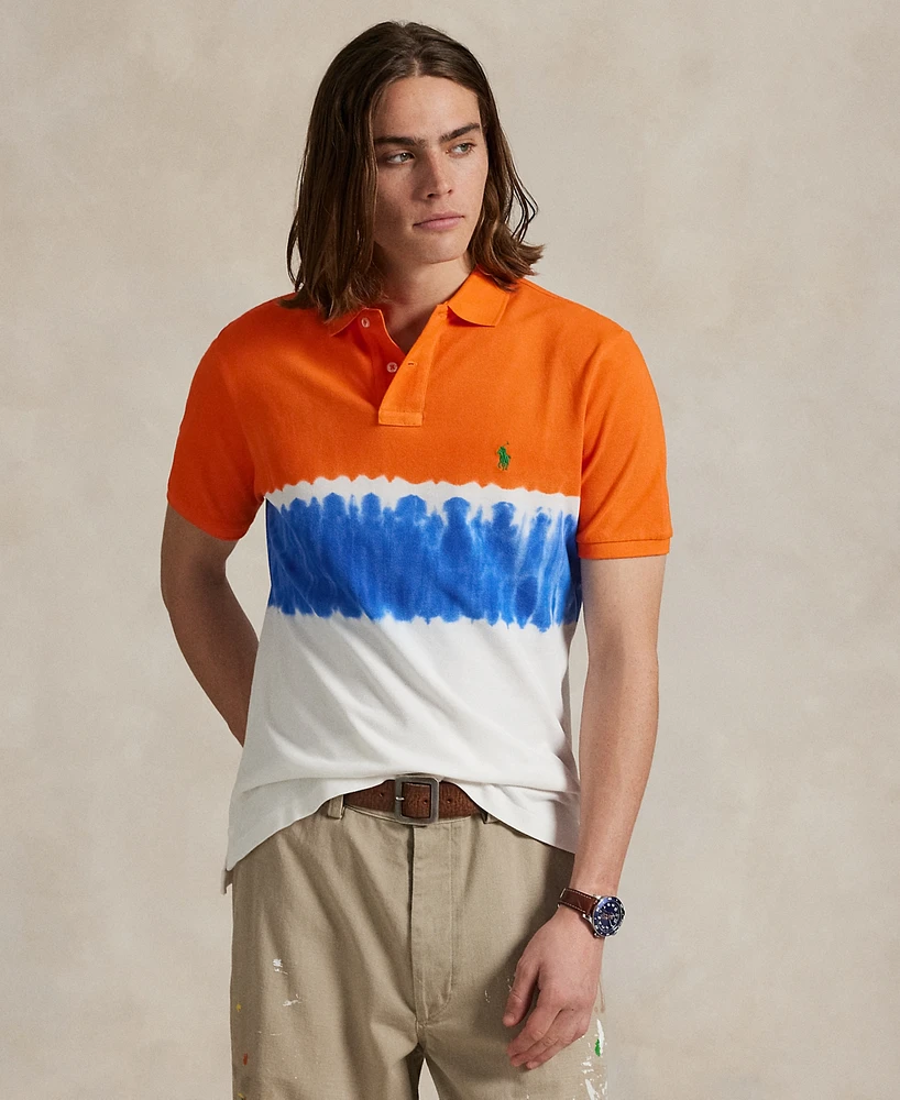 Polo Ralph Lauren Men's Classic-Fit Dip-Dyed Mesh Shirt