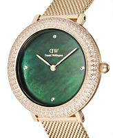 Daniel Wellington Women's Analog Gold-Tone Stainless Steel Watch, 32mm