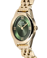 Daniel Wellington Women's Analog Gold-Tone Stainless Steel Watch, 22mm
