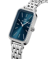 Daniel Wellington Unisex Analog Silver-Tone Stainless Steel Watch, 20mm