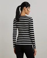 Lauren Ralph Long-Sleeve Stretch T-Shirt