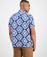 Sun + Stone Men's Larsen Medallion Shirt, Exclusively at Macy's