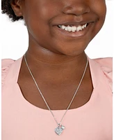 Tiny Blessings Girls Children's Sterling Silver Oh So Loved Birthstone 12-14" Necklace