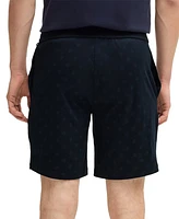 Boss by Hugo Men's Relax Straight-Fit Logo-Print 8" Sleep Shorts