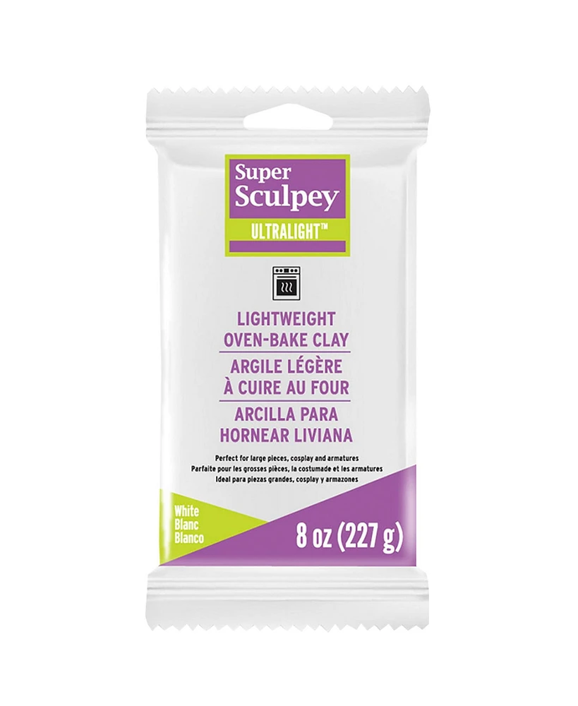Super Sculpey Ultralight: White