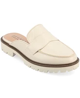 Journee Collection Women's Miycah Slip On Mule Flats