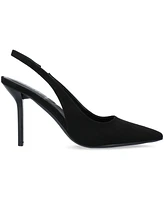 Journee Collection Women's Elenney Pointed Toe Slingback Pumps