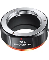 K&F Concept Kf M15105 High-Precision Lens Adapter Ring, Matte Paint, Orange Secondary Oxide, Md-nex Pro