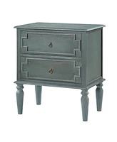 Kim 28"Tall 2-Drawer Nightstand