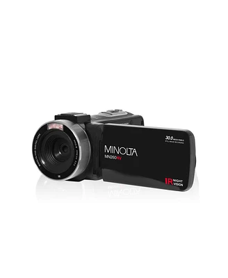 Minolta Minolta MN260NV 1080P Full Hd Ir Night Vision Camcorder, Black